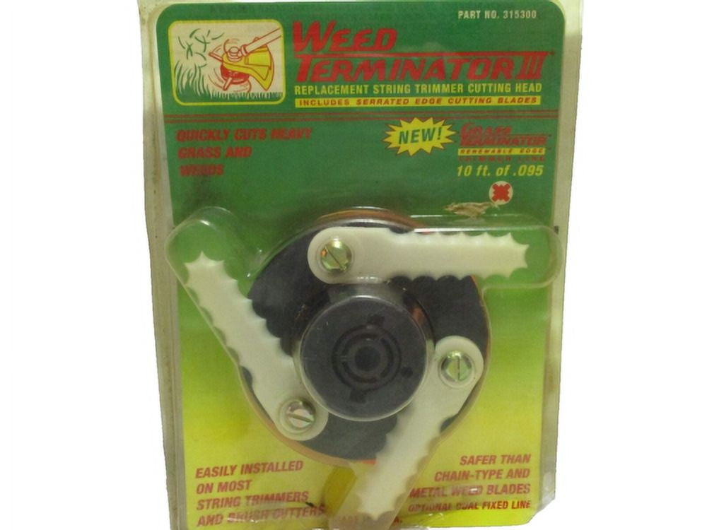 Weed 7 Grass Terminator Trimmer Cutting Blades and String - Walmart.com