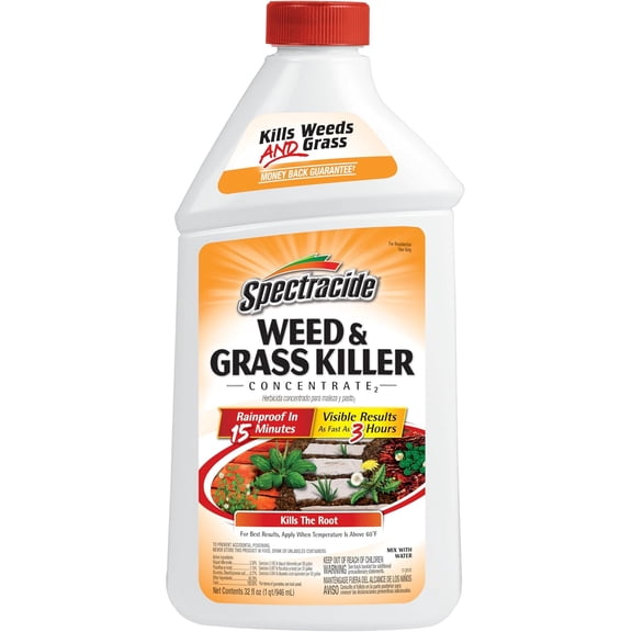 Weed And Grass Killer Concentrate 32 Ounces, Use On Patios, Walkways And Driveways, 6 Pack