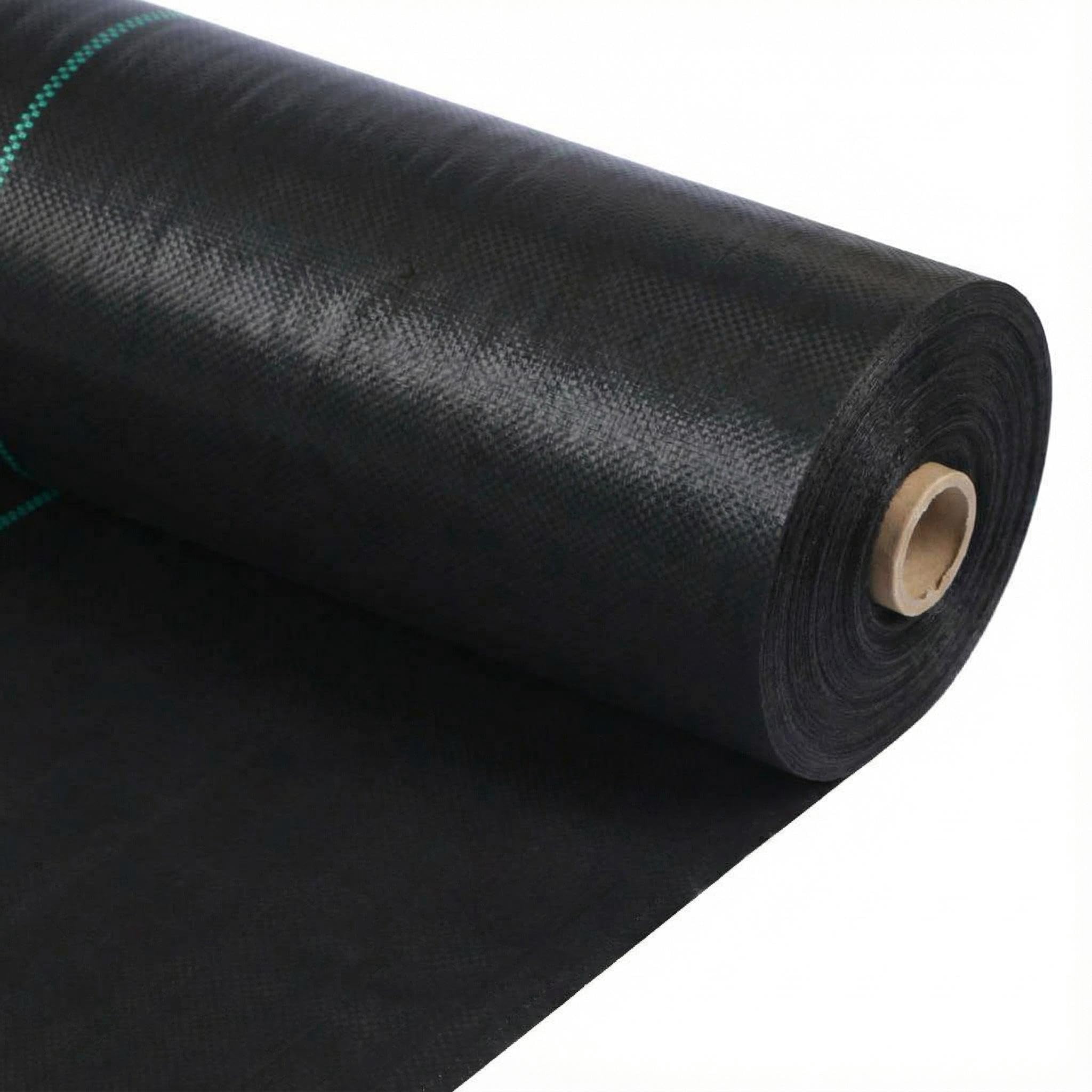 Weed Barrier Fabric 3Ftx600Ft, Heavy Duty 3.2Oz Woven Geotextile Fabric with Superior Weed Control and Water Permeability, Weed Cloth for Garden Ground Driveway