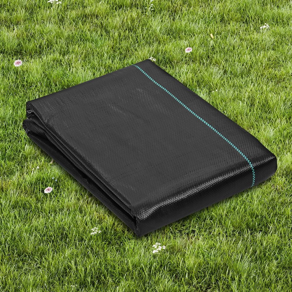 Weed Barrier Landscape Fabric, 3*100FT Heavy Duty Garden Weed Fabric, Woven PP Weed Control Fabric, Driveway Fabric, Geotextile Fabric for Landscaping, Ground Cover, Weed Blocker Weed Mat, Black