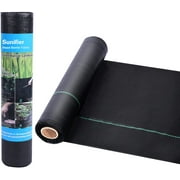 Weed Barrier Landscape Fabric Heavy Duty Garden Fabric Weed Barrier Black Mulch for Landscaping, Weed Blocker Fabric Garden Bed Cover