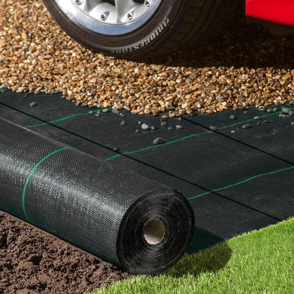 Weed Barrier Landscape Fabric,Premium Durable Weed Blocker Cover,Outdoor Gardening Weed Control Mat 3ft x16ft - Black