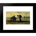thumbnail image 1 of Weed Burner, Sitting on a Wheelbarrow with his Wife 20x24 Framed Art Print by Vincent van Gogh, 1 of 2