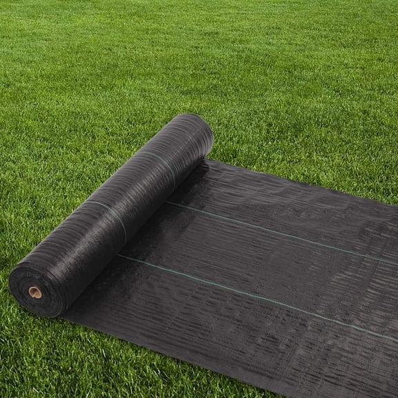 Weed Control Barrier, 6.5 x 300 FT Garden Landscape Fabric, Woven Ground Cover, 3.7OZ Heavy Duty Material for Weed Block, for Greenhouse, Yard, Flower Bed, Garden
