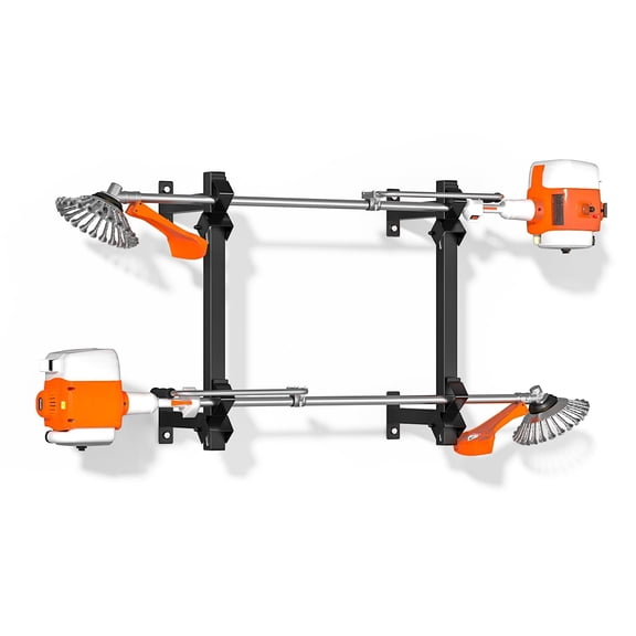 Weed Eater Rack for Enclosed Trailer,2 Place Landscape Trimmer Racks,Weedeater Rack for Walls,Weed Wacker Holder for Lawn Equipment, for Enclosed Trailers,Garage
