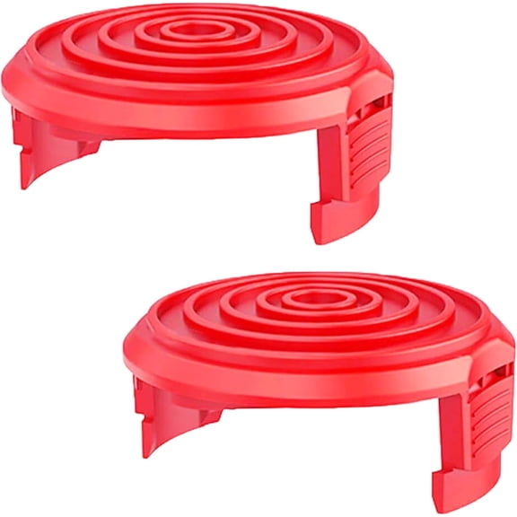 Weed Eater Spool Cap Cover Compatible with Hyper Tough HT19-401-003-03 HT18-401-002-01 HT10-401-002-01 HT18-401-004-01 HT21-401-002-04 String Trimmer, Red, 2 Pack