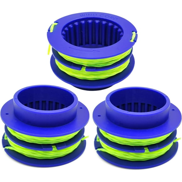Weed Eater String 0.080" 20FT for Kobalt KLS 124-03,Replacement Spool Line for String Trimmer,Dual-line Trimmer Spool,3 Pack