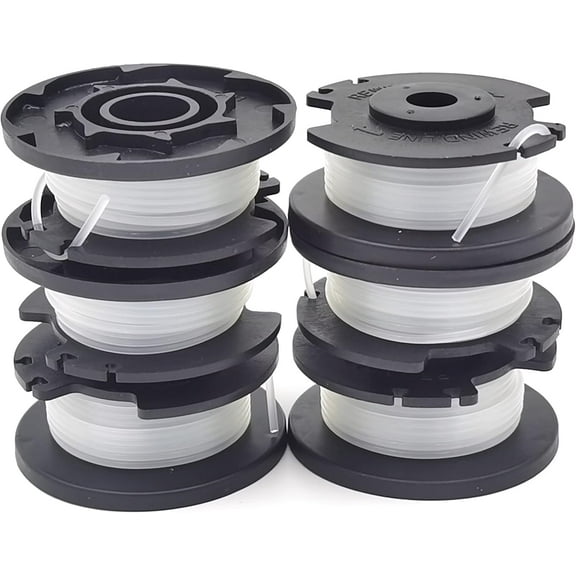 Weed Eater String for Hyper Tough HT-19-401-003-06 & HT-19-401-003-07,0.065" 16 Feet String Trimmer Line,20V Max Weed Wacker String Trimmer Spool Replacement,6 Pack