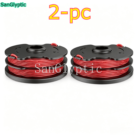 Weed Eater String Trimmer Line 0.065" for Hyper Tough HT18-401-004-01 | 2 Pack,Weed Wacker String Trimmer Spool Replacement Parts,Compatible with Hyper Tough GGT500WU Electric WeedWacker