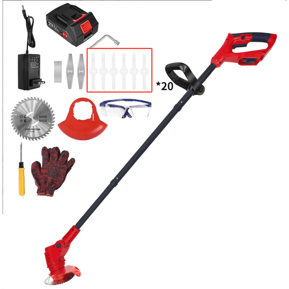 Weed Eaters Cordless, Tanbaby 3-in-1 Battery Powered, 6 inch Grass Trimmer & String Trimmer/Edger Kit for Lawn Garden Trimming