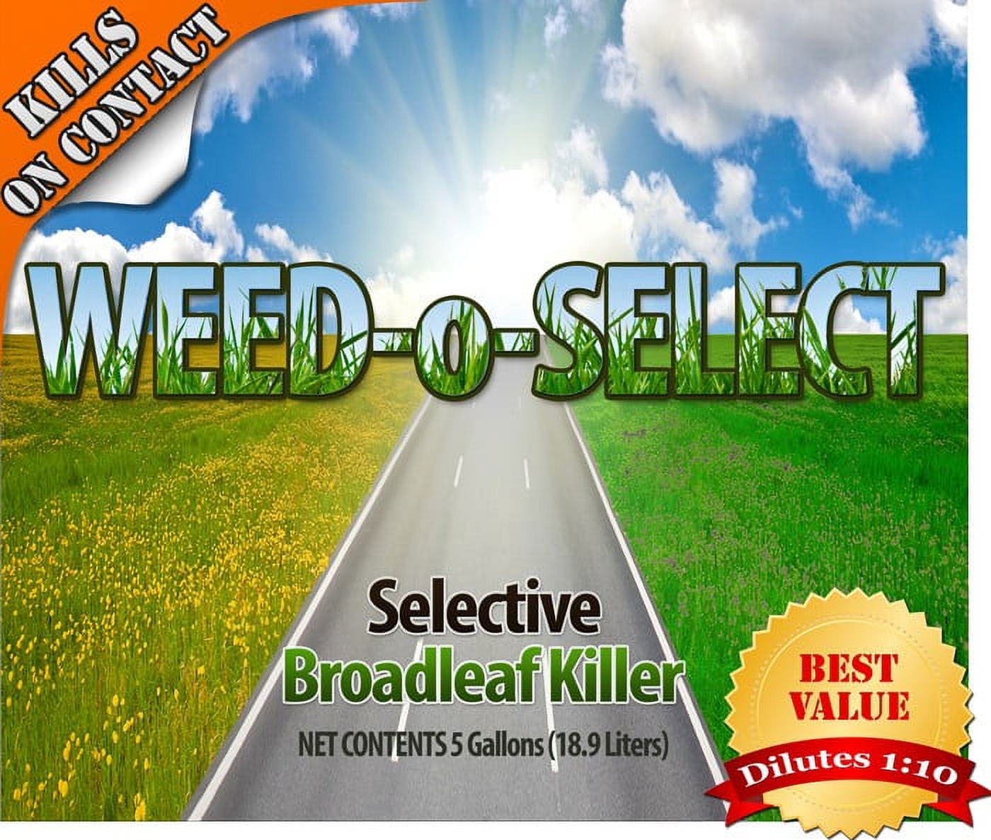 Weed Killer WeedOSelect Industrial Strength Weed Killer 55 Gallon Drum