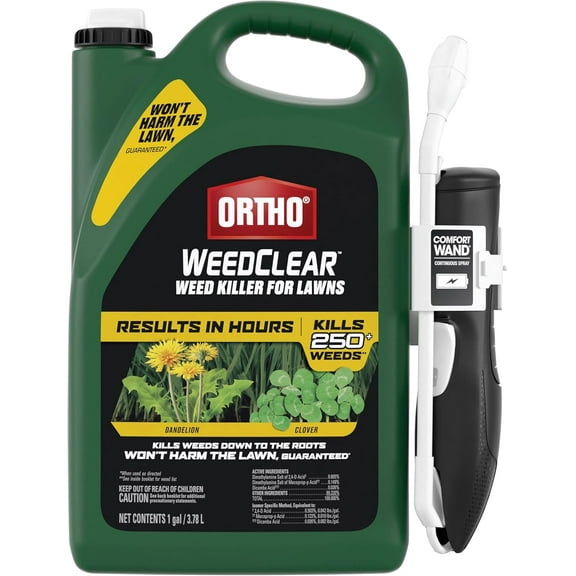 Weed Killer for Lawns Concentrate, Kills Dandelion and Clover, 1 gal.