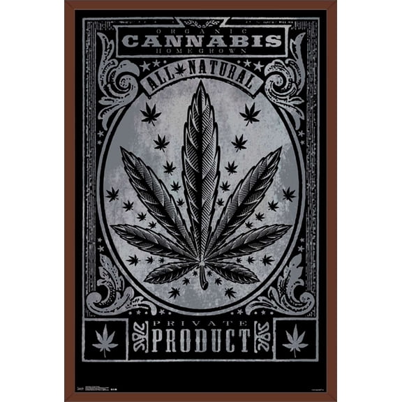 Weed - Private Product Wall Poster, 22.375" x 34", Framed