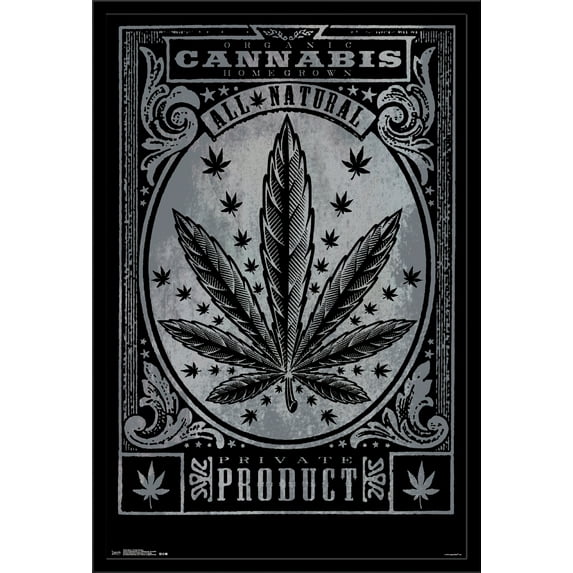 Weed - Private Product Wall Poster, 22.375" x 34", Framed