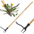 Weed Puller, StandUp Weed Puller Tool with Long Handle & 4Claw Steel