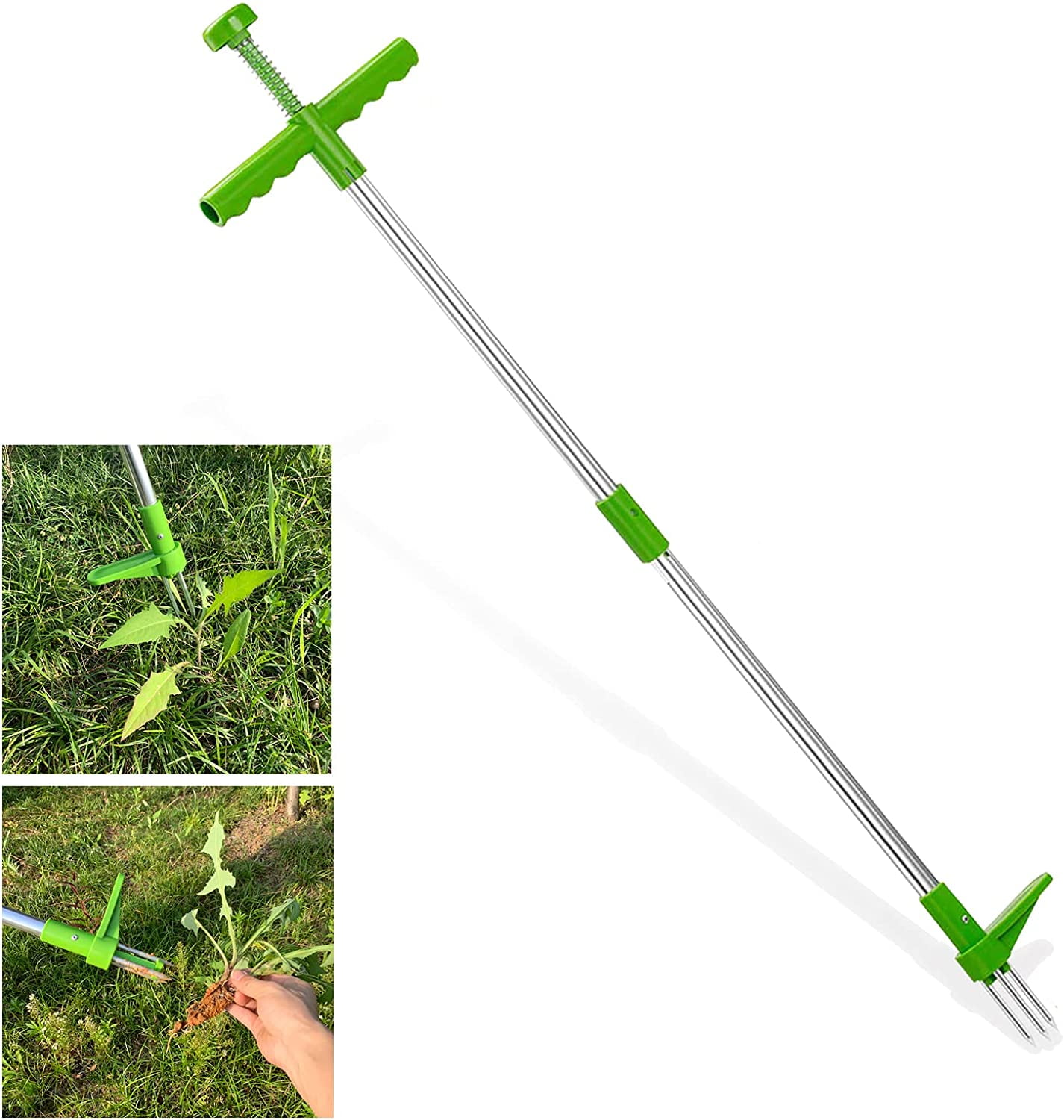 Hand Manual Weed Puller with Hook Grass Removal Garden Lawn Plant Weeder  Tools
