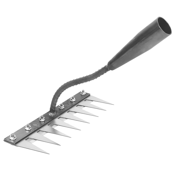 Weed Puller Tool Manganese Steel Manual Weeder Claw Remover Tool, 8-Claw Hand Rake for Effective Uprooting, Comfortable Handle, Rust-resistant Coating, Ideal for Diverse Gardening Tasks