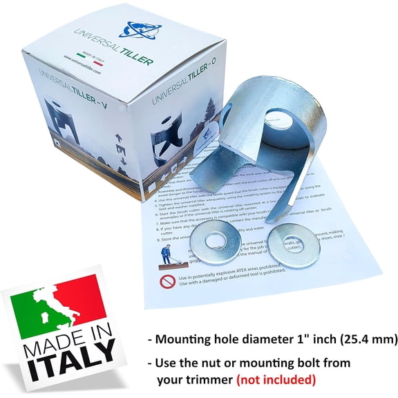 Weed Removal Head Tiller Trimmer Attachment - Tiller Attachment - Weed Eater Head - Brush Cutter Head - Weed Eater Attachment - Garden Weeder - Trimmer Blade (Tiller-V)