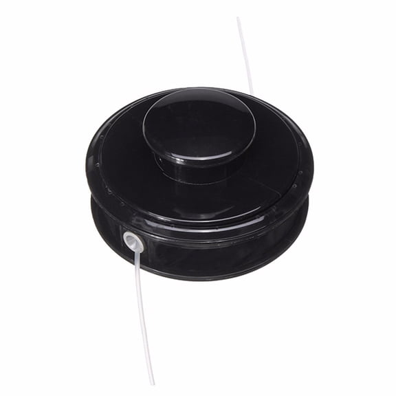 Weed Trimmer Head Replacement, Universal Bump Feed Head Fits All SRM Straight Shaft String Trimmers 2160070, Heavy Duty Lawn Mower Attachment for Professional Landscaping Black