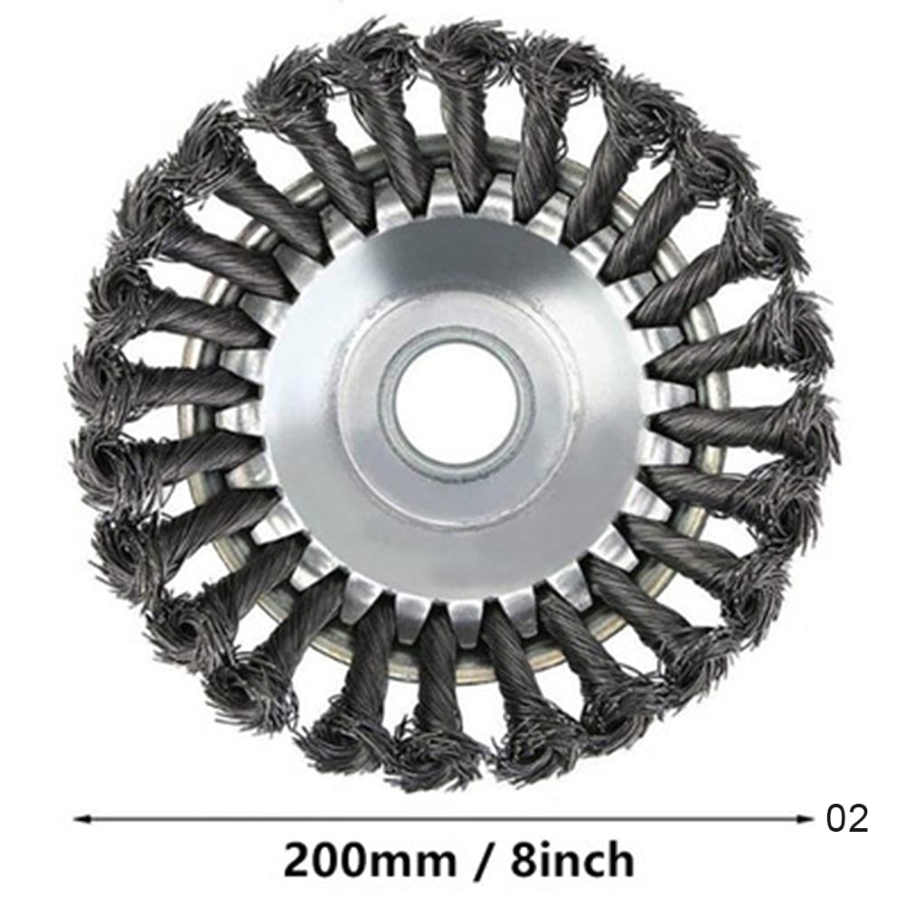 Weed Trimmer Steel Wire Lawn Grass Trimmer Head Rounded Edge Head Grass