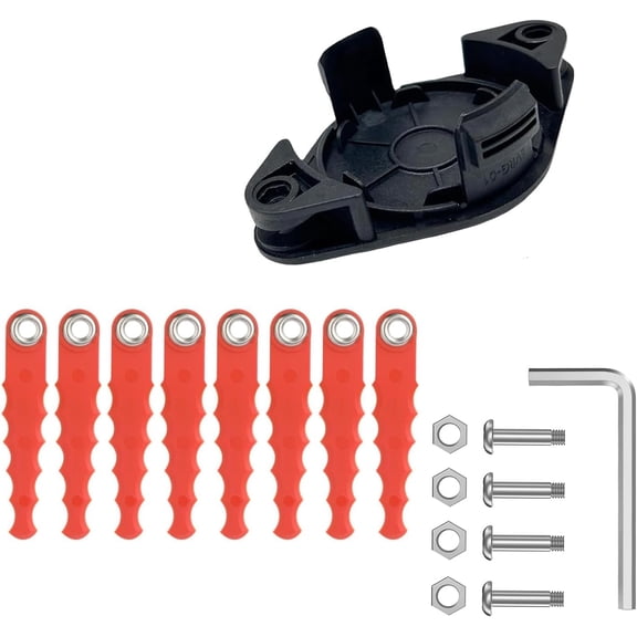 Weed Wacker Blade Trimmer Head,Weed Eater Blades Compatible with Hyper Tough 20V Max Weed Wacker String Trimmer HT-19-401-003-06 & HT-19-401-003-07(1+8+4)