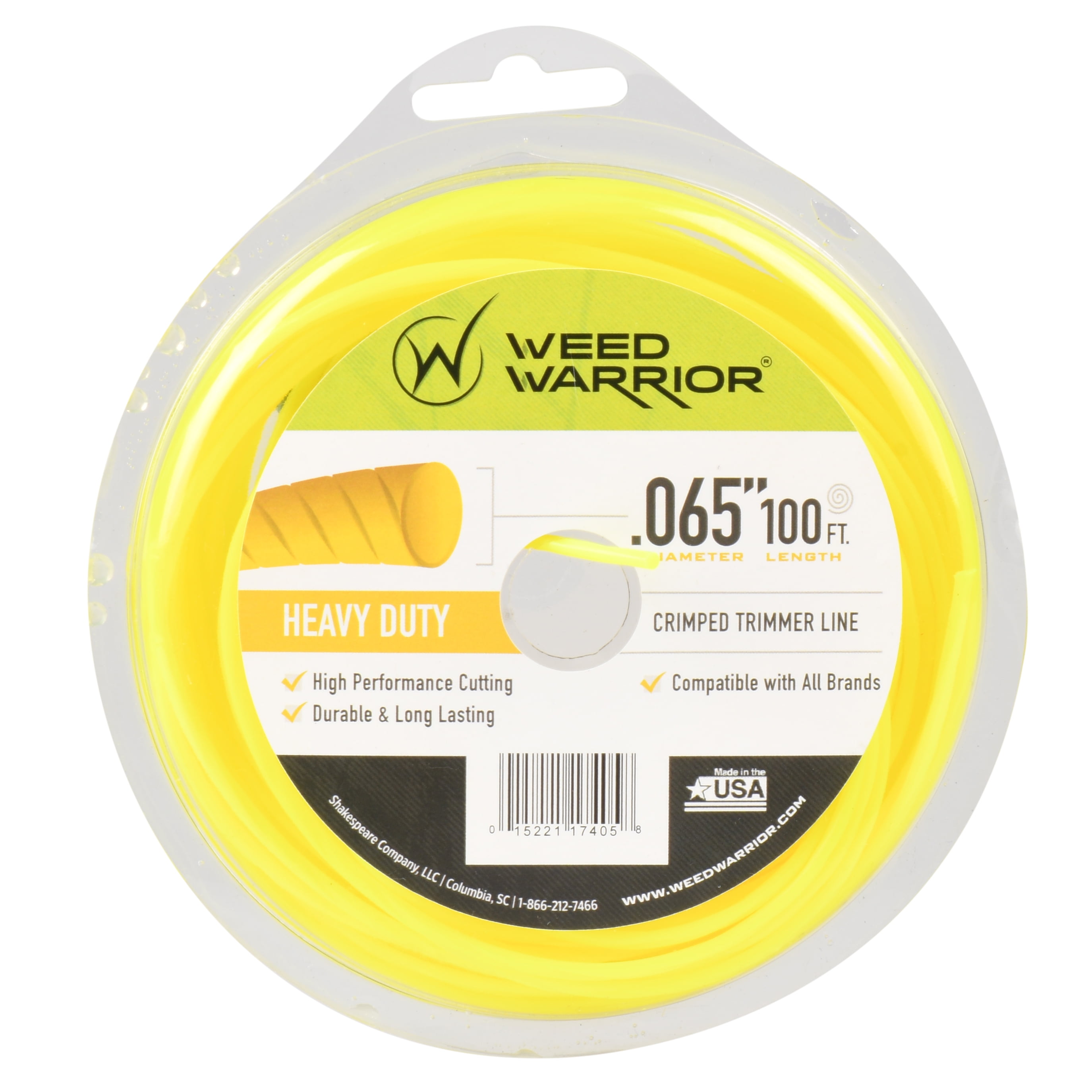 Weed Warrior .065 in. x 100 ft. Heavy Duty Trimmer Line