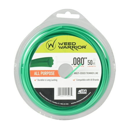 Weed Warrior® .080 in. x 50 ft. All Purpose Nylon Trimmer Line
