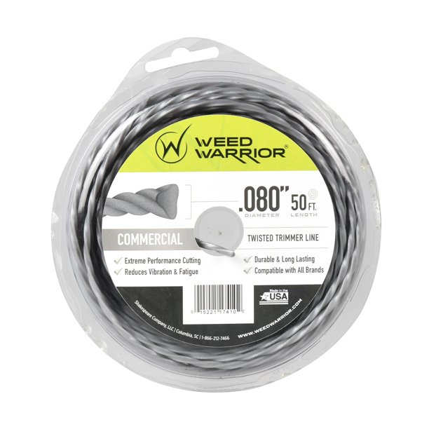 Weed Warrior® .080 in. x 50 ft. Nylon Commercial Trimmer Line