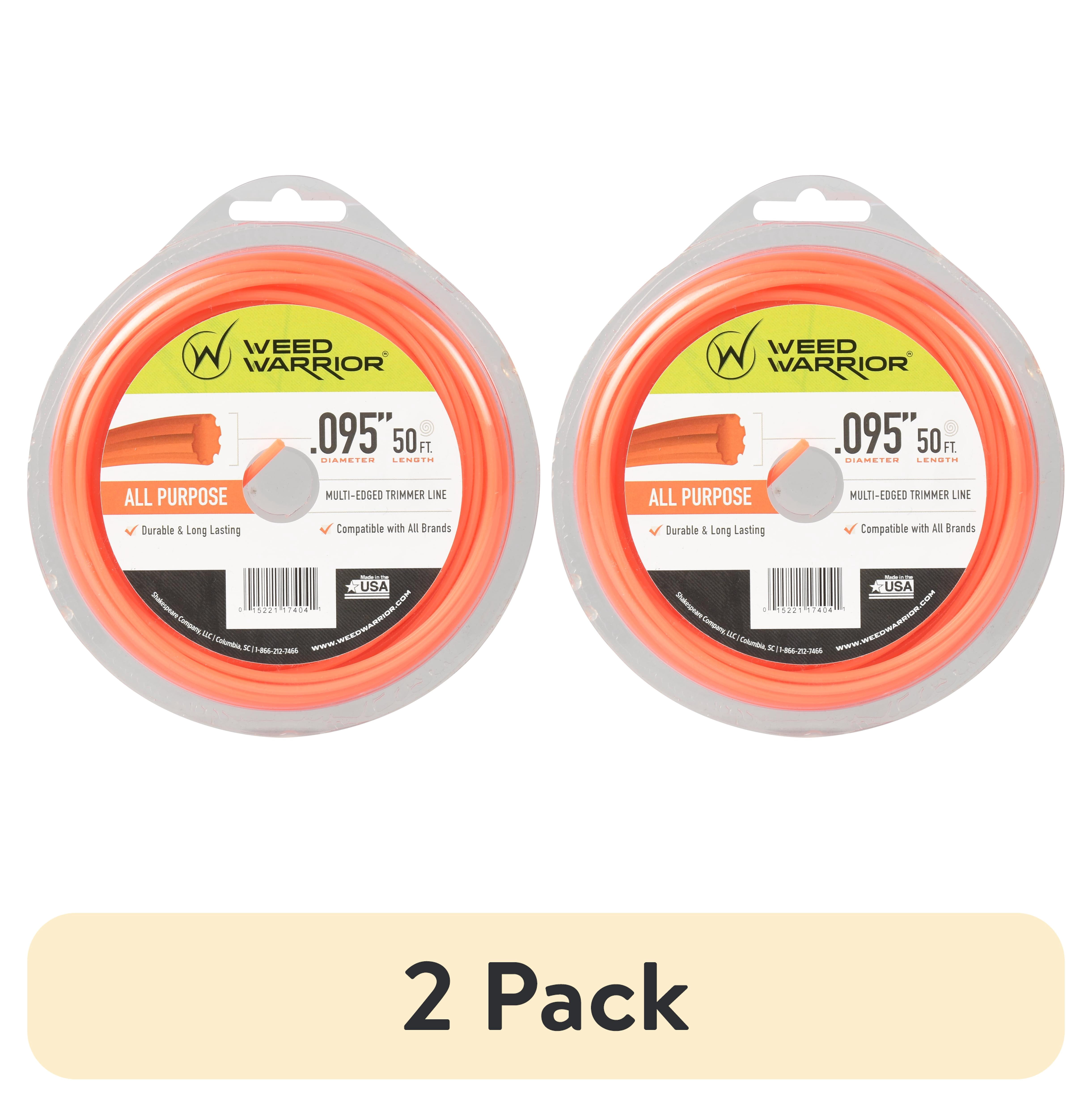 (2 pack) Weed Warrior .095 in. x 50 ft. All Purpose Nylon Trimmer Line