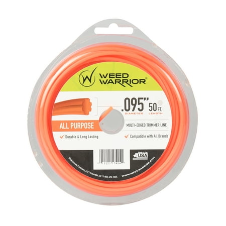 Weed Warrior® .095 in. x 50 ft. All Purpose Nylon Trimmer Line