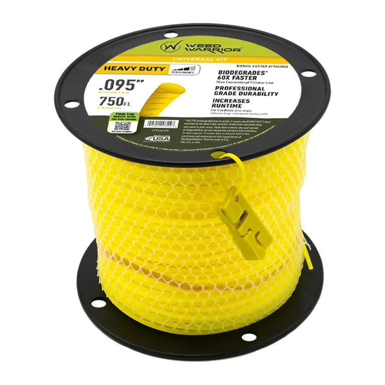 Weed Warrior Professional Trimmer Line 0.095 in. x 40 ft