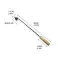 thumbnail image 1 of Weeding Artifact Uprooting Weeding Tool, Upgrade Garden Weeding Tools 4 Teeth Dual Purpose Weeder, Manganese Steel Forged Hand Weed Puller Garden Weed Pulling Tool (A&B-11inch,C&D19inch), 1 of 8