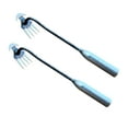 thumbnail image 1 of Weeding Artifact Uprooting Weeding Tool Weed Puller Tool 2 PC Gardening Tools 4 Teeth Long Handle Shovel Manganese Steel Gardening Hand Weeder Tool Metal Handle 11 Inch Length, 1 of 8