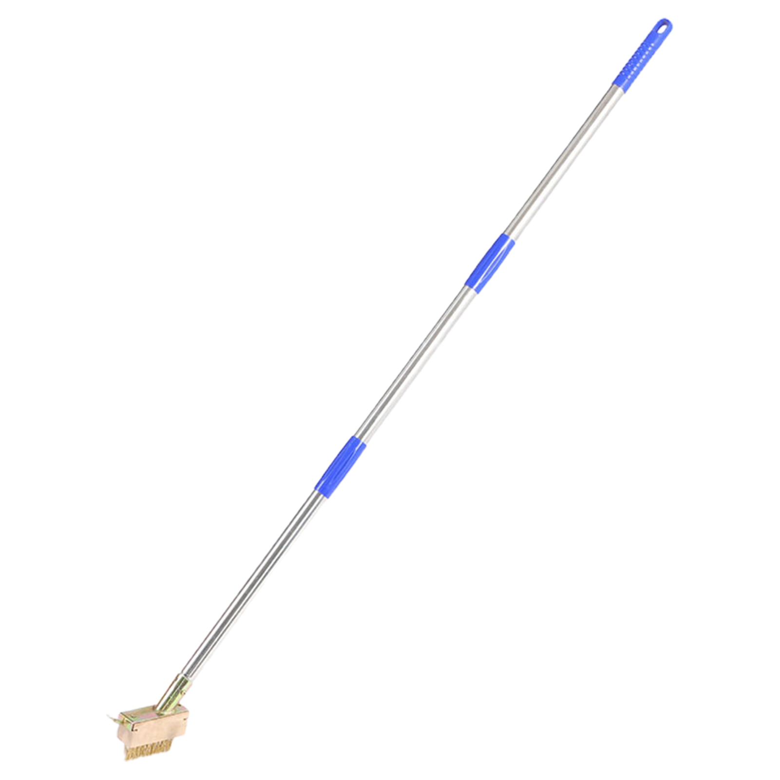 Weeding Brush 2in1 Telescopic Long Handle Dense And Hard Wire Bristle