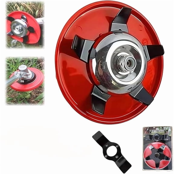 Weeding Discs for Weed Eater, 2025 New Universal Upgraded Weeding Disc, Discs with One Blade Replacement Heads, Amphibious Weed Disc, Compatible with Most Lawn Mowers (1Pcs,6 in)