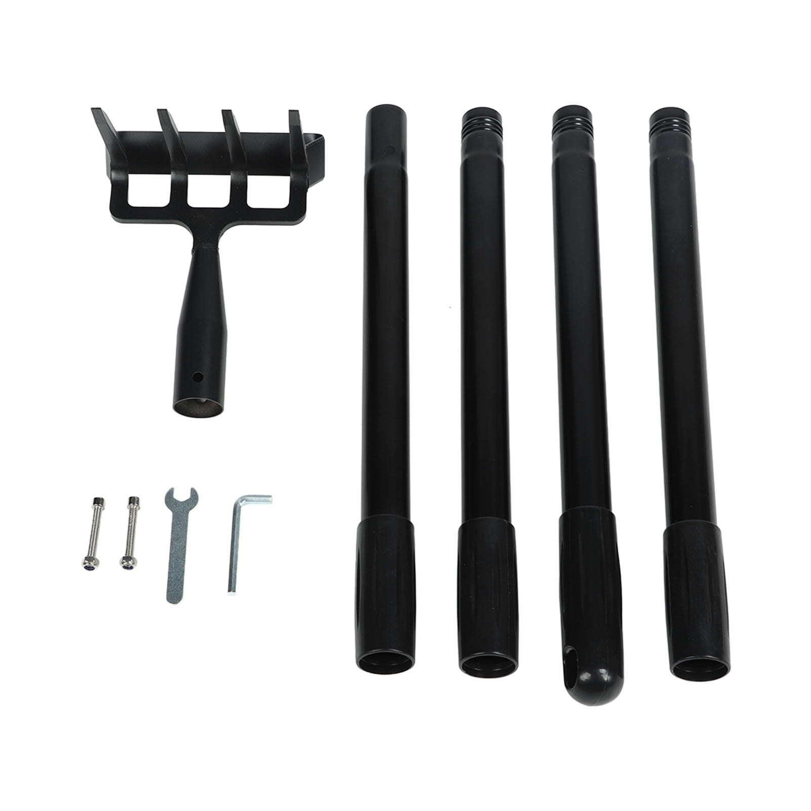 Weeding Rake Adjustable Length Stainless Steel Ergonomic Handle Hand