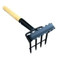 thumbnail image 1 of Weeding Tool Garden Cultivator Garden Rake for Leaves Small Rake with Handle Gardening Cultivator Rakes Garden Hand Rake, 1 of 6