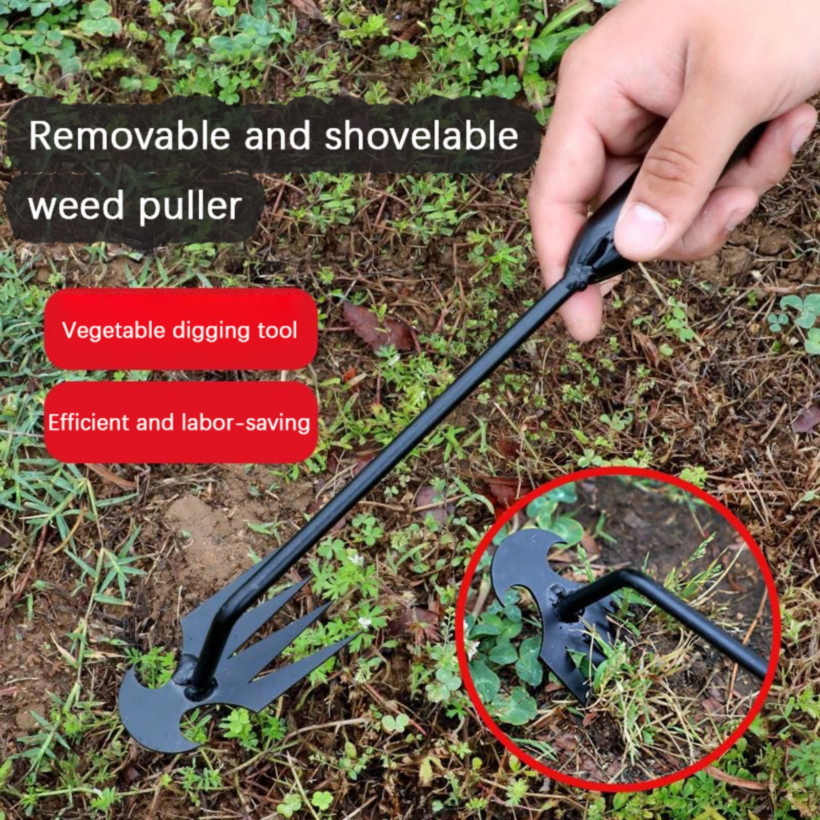 Weeding Tool Garden Hoe Gardening Hand Weeder Tools, Portable Garden