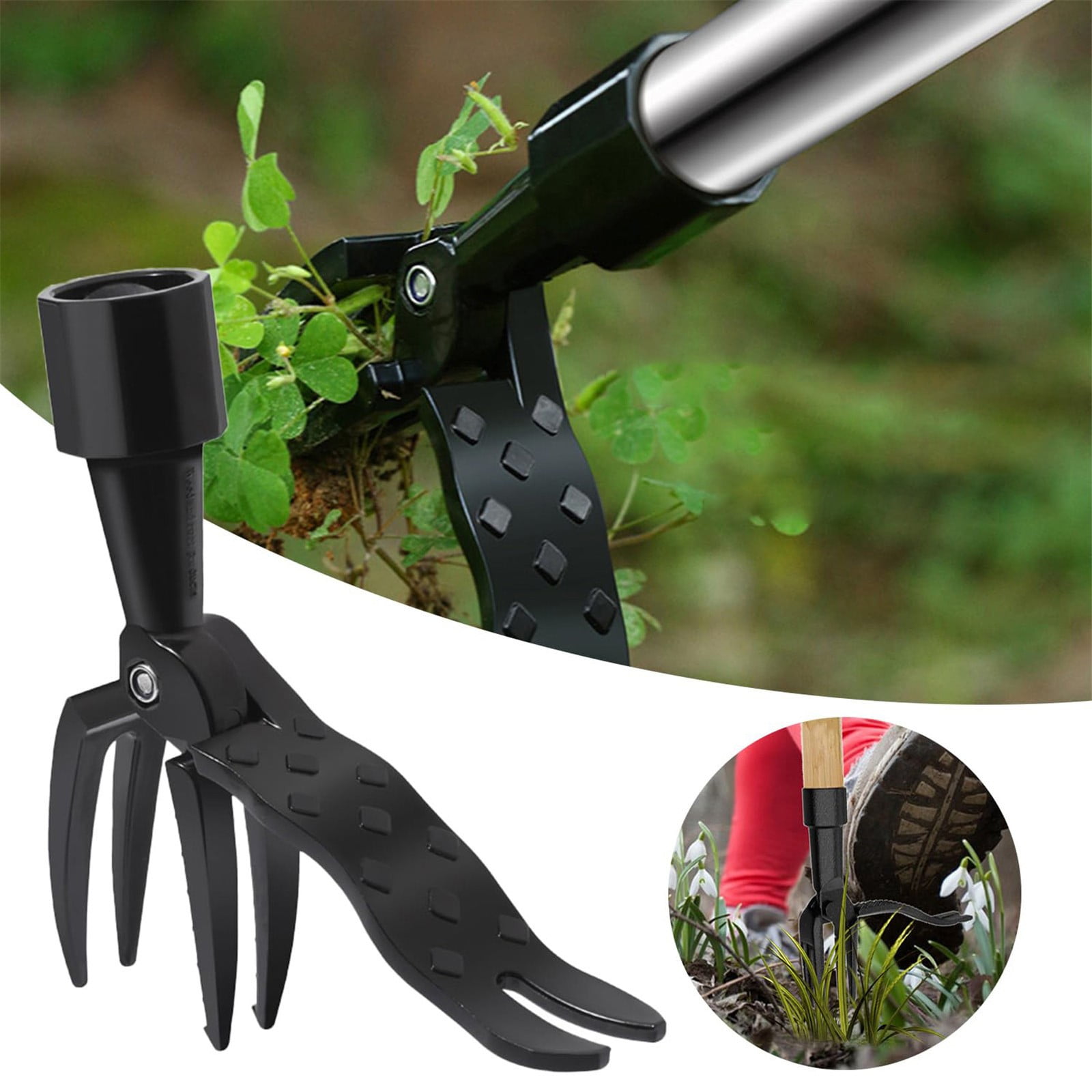 Weeding Tool Non Bending Standing Manual Shovel Weeding and Uprooting ...