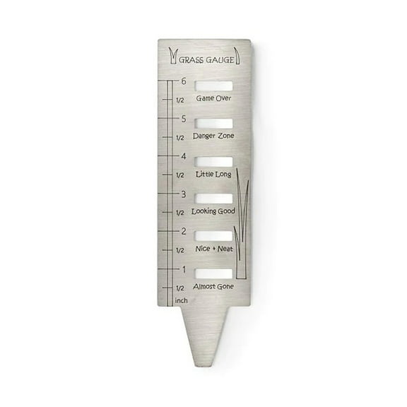 Weeding Tools Gardening Tools, Grass Gauge Tool Metal Ruler for Cutting Stainless Steel Ultimate Garden Trimming Guide Measuring Prune Plantyard Maintenance Must Haves