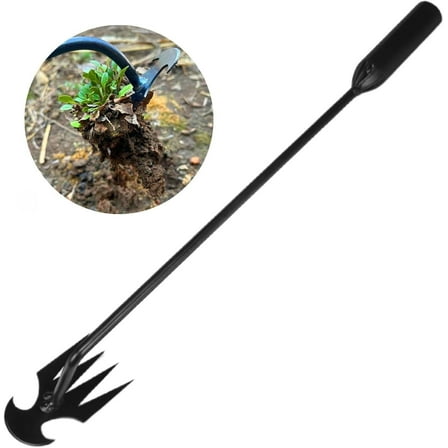 Weeding wonder for gardening, 4-claw manganese steel weeding tool, manual weeding tool for gardens