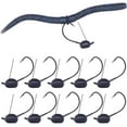 Weedless-Wacky-Rig-Hooks-Weedless-Jig-Head Worm Weights Hook for Bass ...