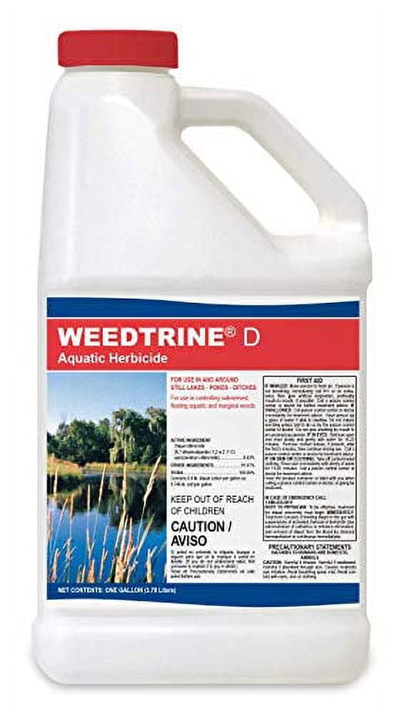 Weedtrine D Aquatic Herbicide - 1 Gallon. Professional-Grade, Fast ...