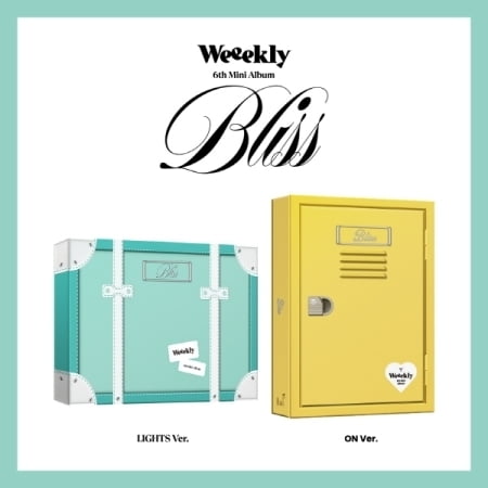 Weeekly - Bliss - Random Cover - 72pg Photobook, Envelope, Sticker, Mini Stand, 2 Photocards, Poster + Photocard Stand - Music & Performance - CD