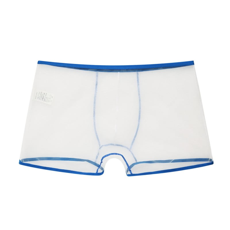 Weefy Men Transparent Sheer Mesh Underpants Briefs Boxer Shorts Soft ...