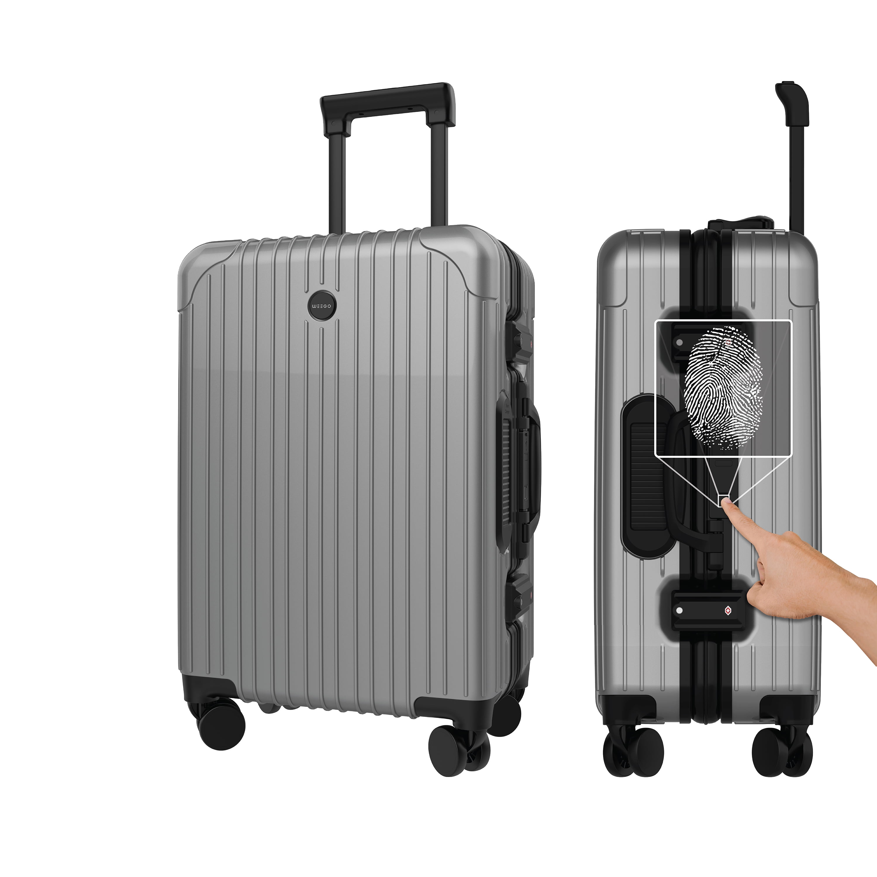 Hanke Innovative Design 20 Carry On Suitcase 24 Travel Luggage