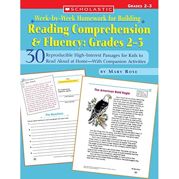 Reading Homework Paper Pre-Owned Week-by-Week Homework for Building Reading Comprehension ...