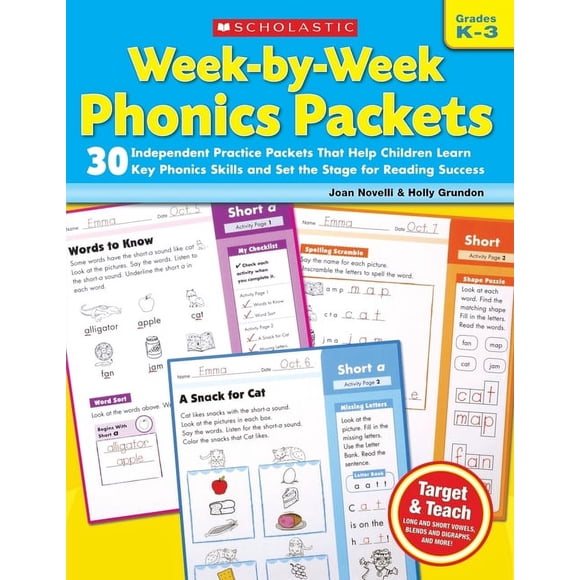Week-By-Week Phonics Packets, (Paperback)