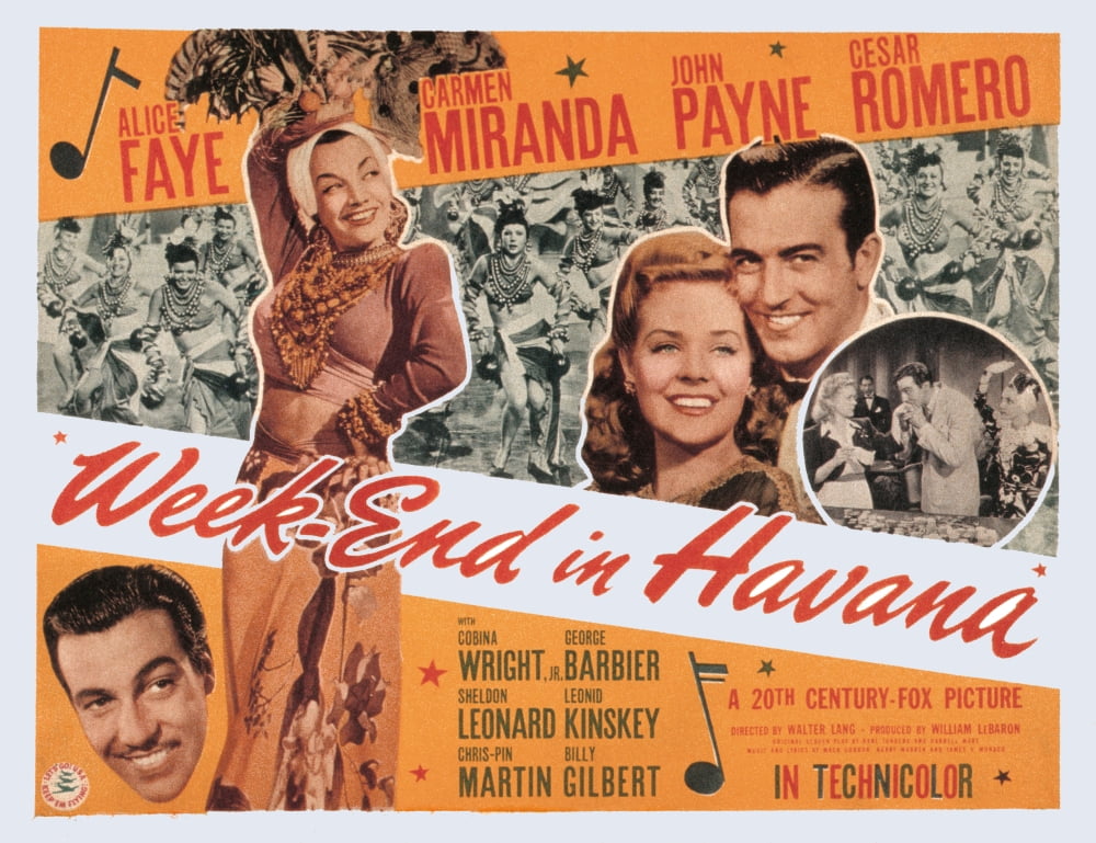 Week-End In Havana Canvas Art - (28 x 22)