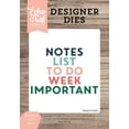 thumbnail image 1 of Week Notes Word Large Die Set, 1 of 1
